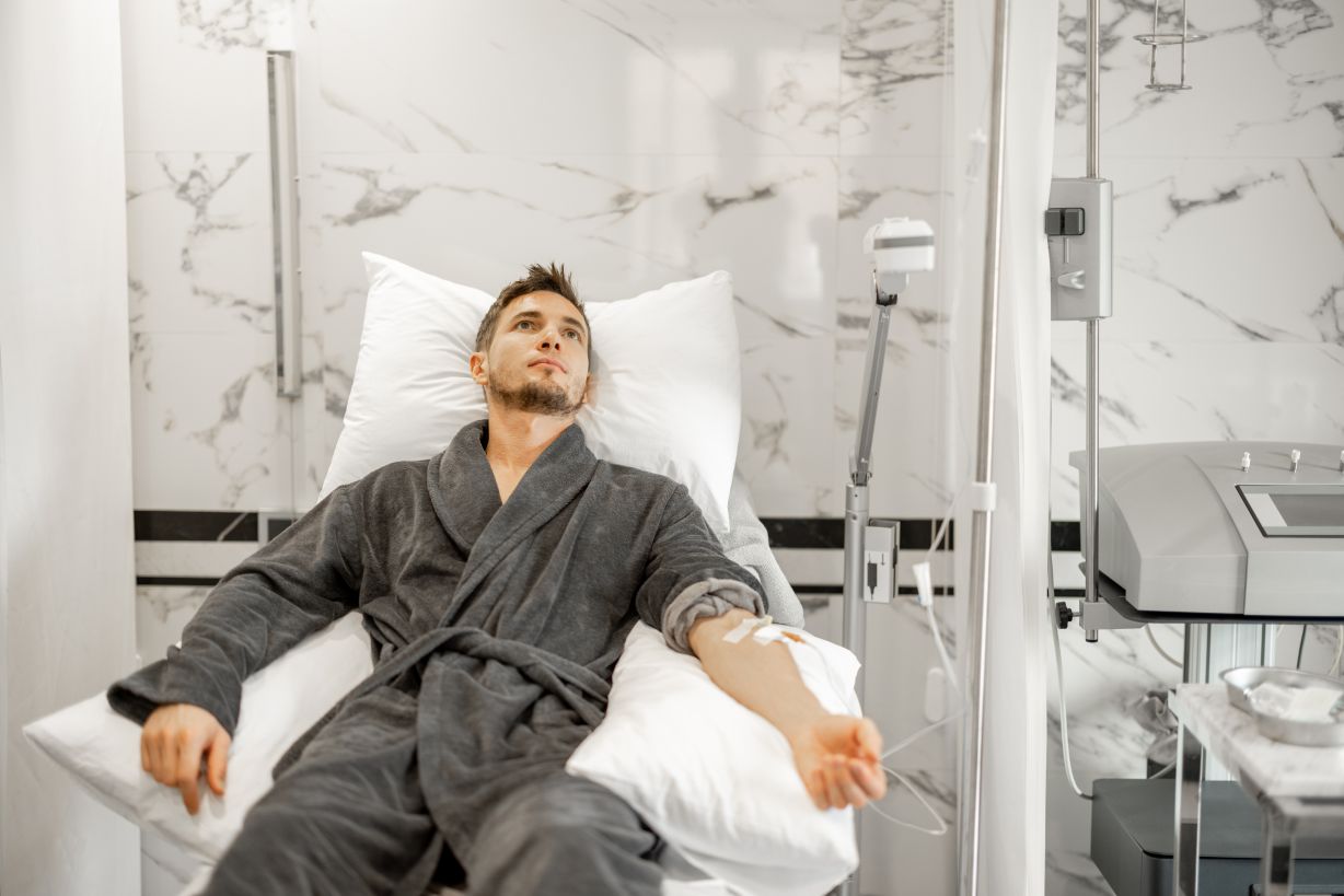 man during blood wash procedure at medical centre 2026 03 20 02 13 07 utc 1