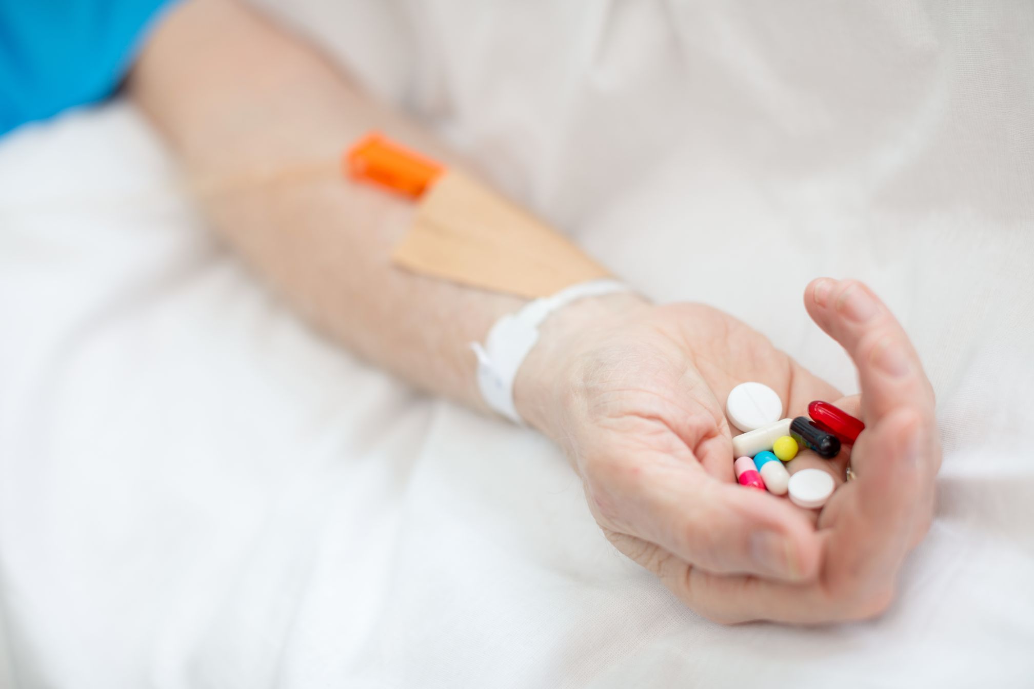 IV Therapy Services vs. Oral Supplements: Which Works Better? 1 close up partial view of senior patient in hospita 2026 03 12 23 56 58 utc 1