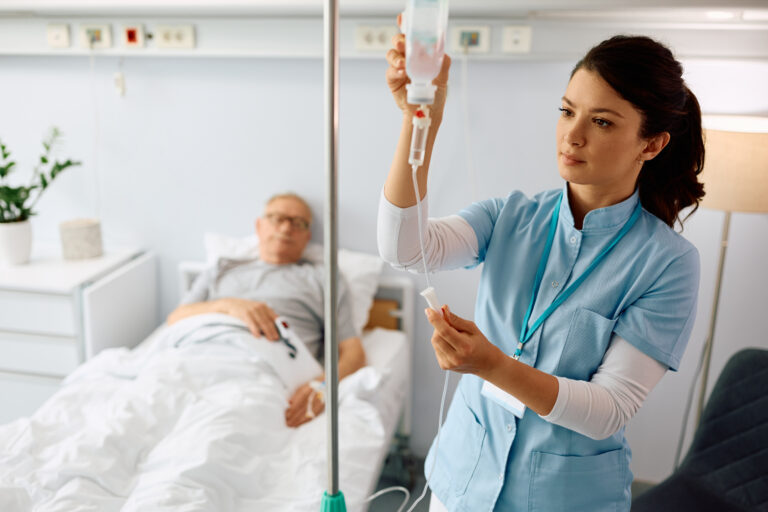 female nurse taking care of hospitalized senior pa 2024 12 13 19 42 55 utc