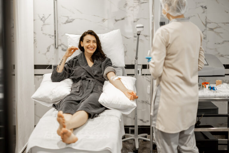 woman during blood washing procedure at medical ce 2026 01 08 22 04 32 utc